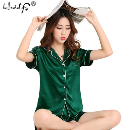 Signature Women Silk Satin Pajamas